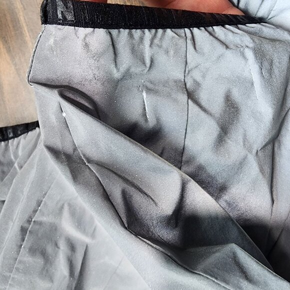 Womens Victoria Secret Pink Anorak Jacket Mesh Lined Silver Reflective 002 M/L - Picture 11 of 15